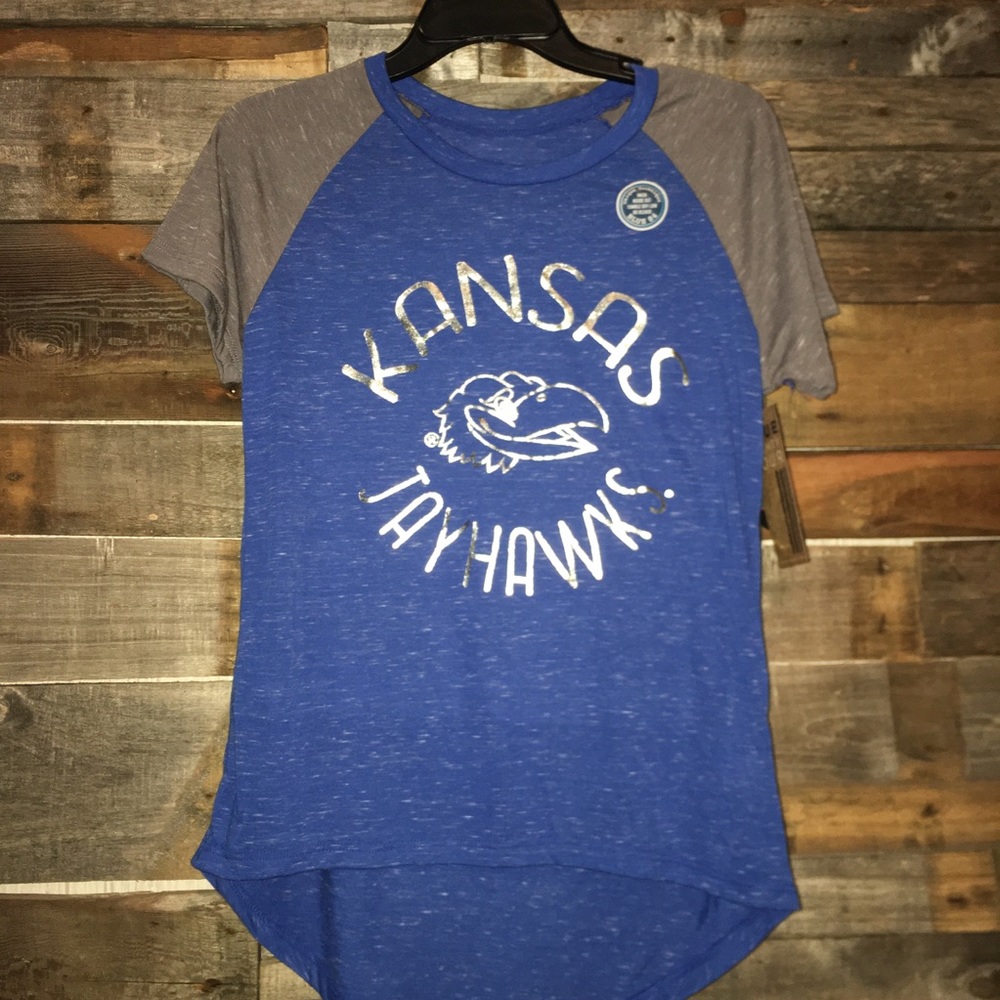 NWT Kansas Jayhawks Shirt 💙❤️